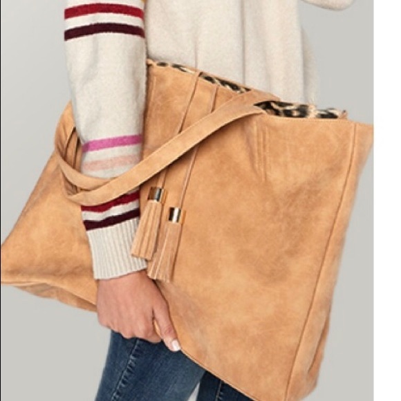 FASHION ESSENTIALS Distressed Tote - Picture 2 of 8